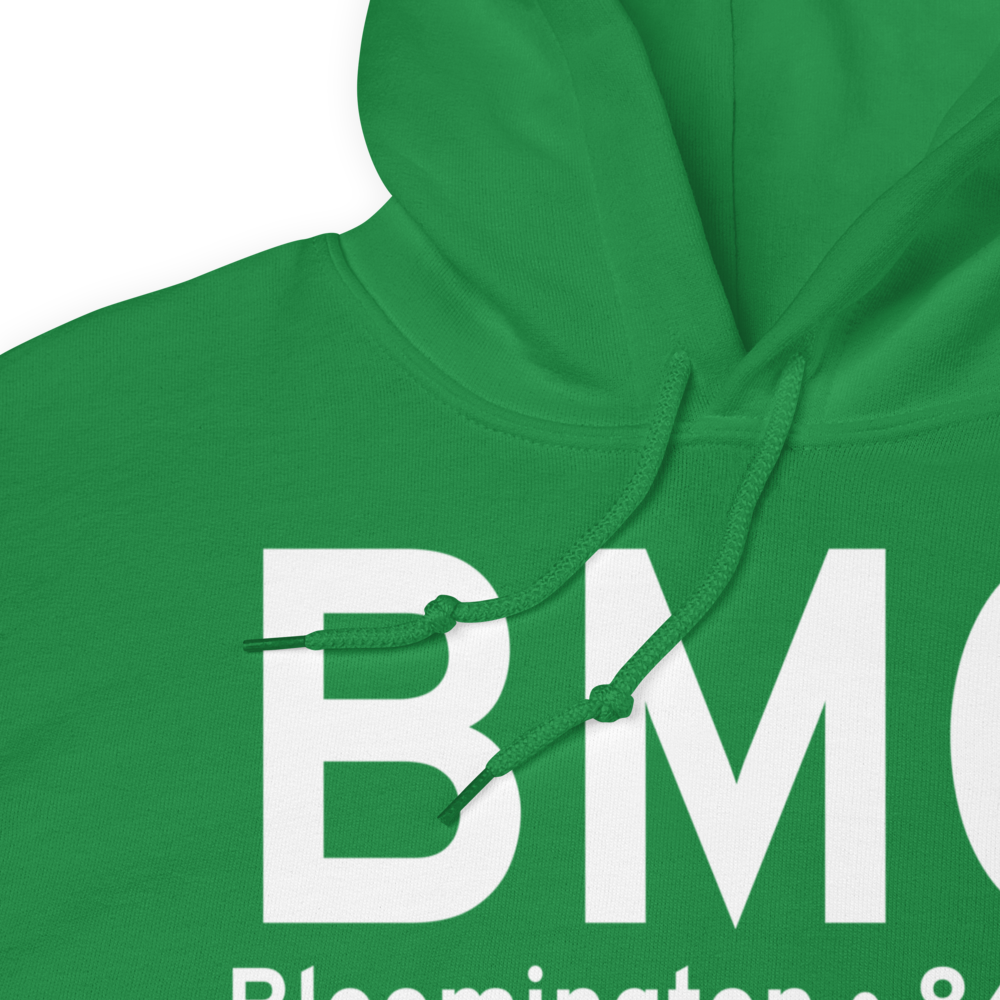 Bloomington (KBMG) Airport Hoodie Sweatshirt 