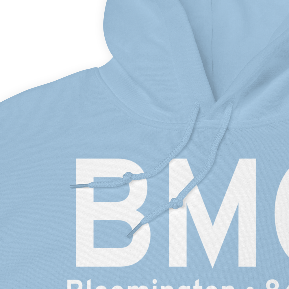 Bloomington (KBMG) Airport Hoodie Sweatshirt 