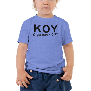 Olga Bay (KOY) Airport Toddler T-Shirt