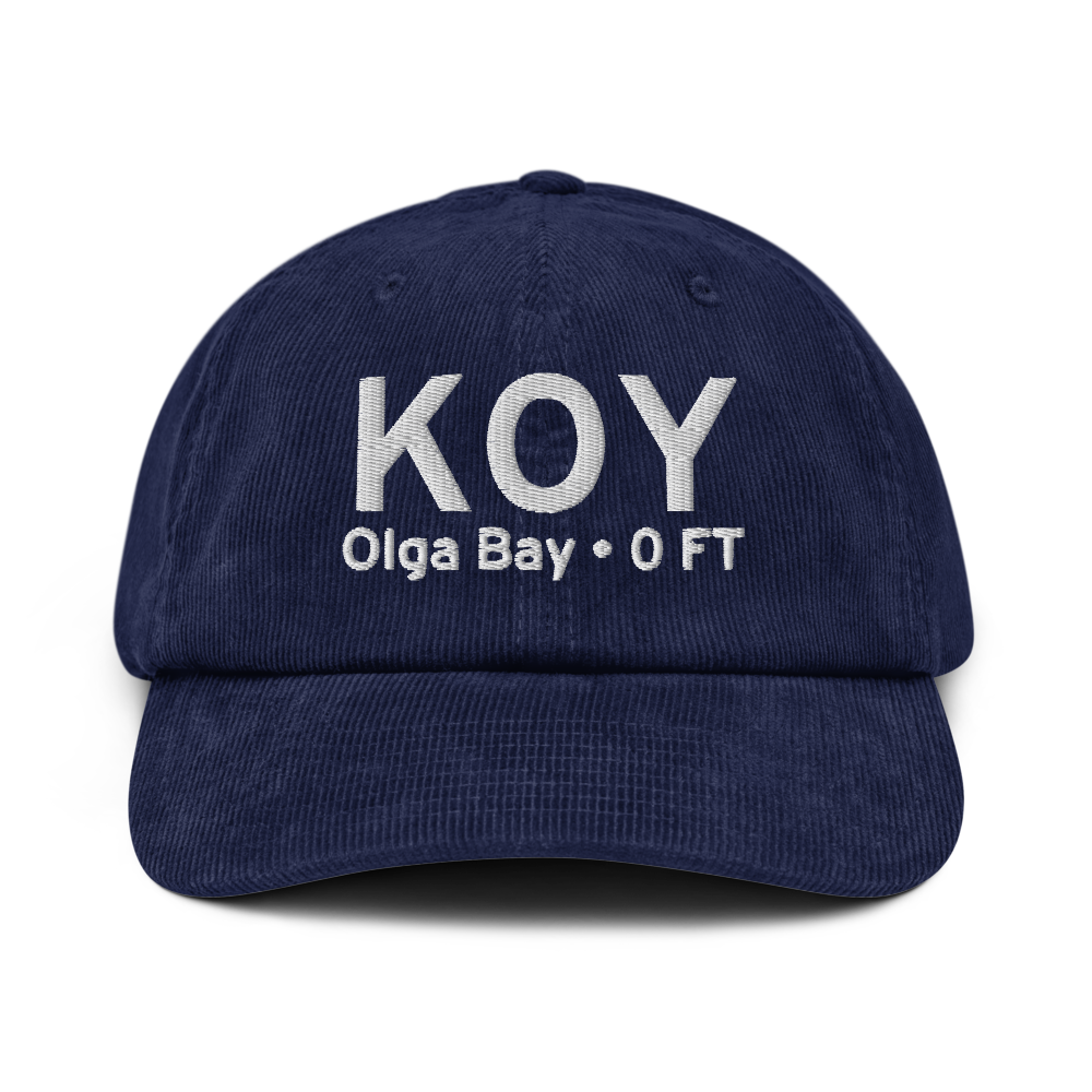 Olga Bay (KOY) Airport Hat 