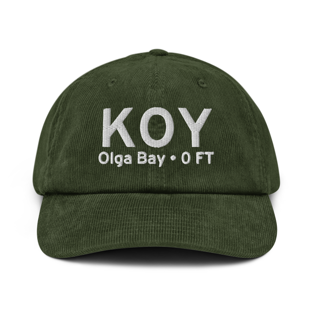 Olga Bay (KOY) Airport Hat 