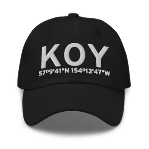 Olga Bay (KOY) Airport Hat