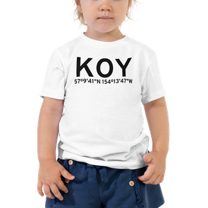 Olga Bay (KOY) Airport Toddler T-Shirt