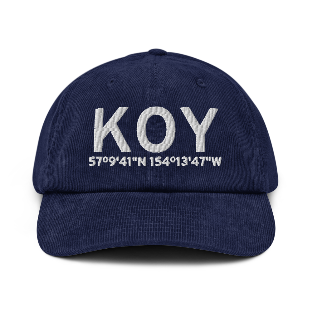 Olga Bay (KOY) Airport Hat 