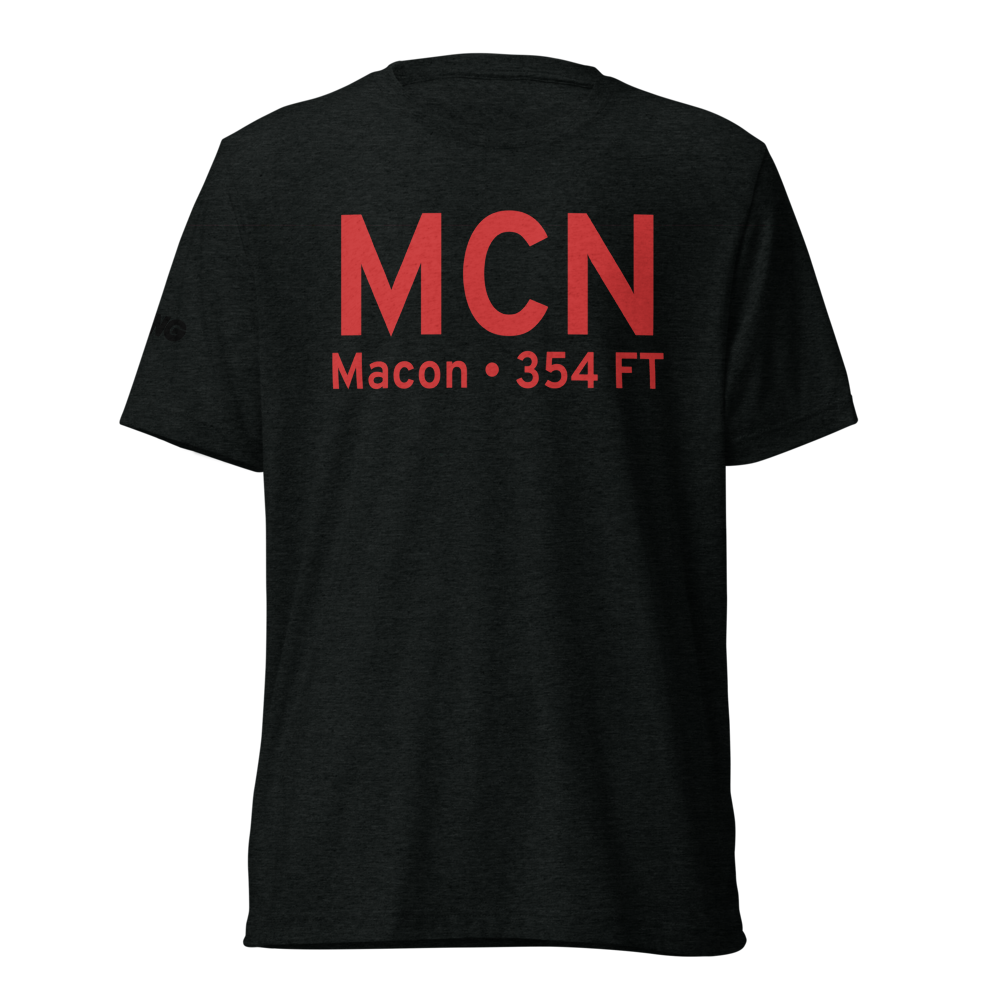Macon (KMCN) Airport Tri-blend T-Shirt 