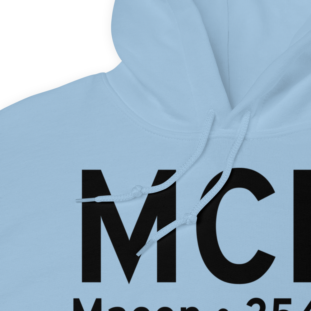 Macon (KMCN) Airport Hoodie Sweatshirt 