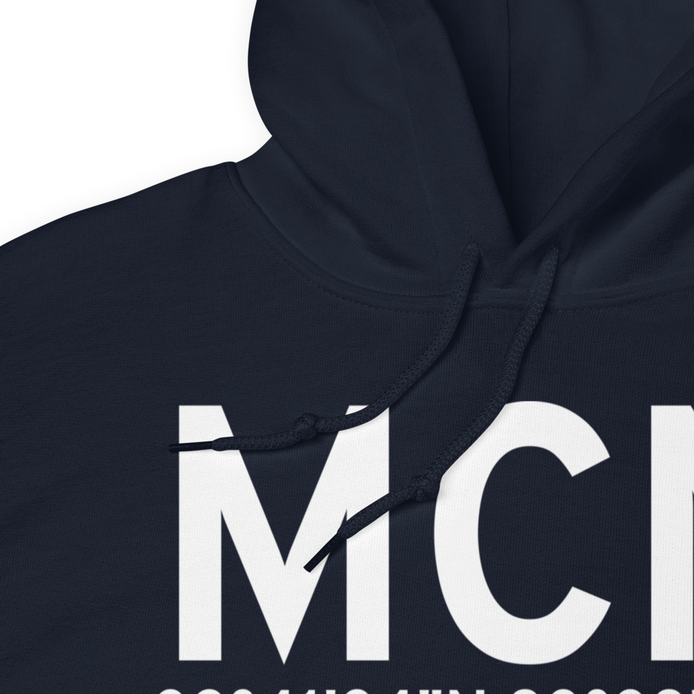 Macon (KMCN) Airport Hoodie Sweatshirt 