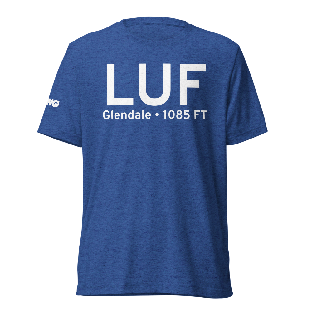 Glendale (KLUF) Airport Tri-blend T-Shirt 