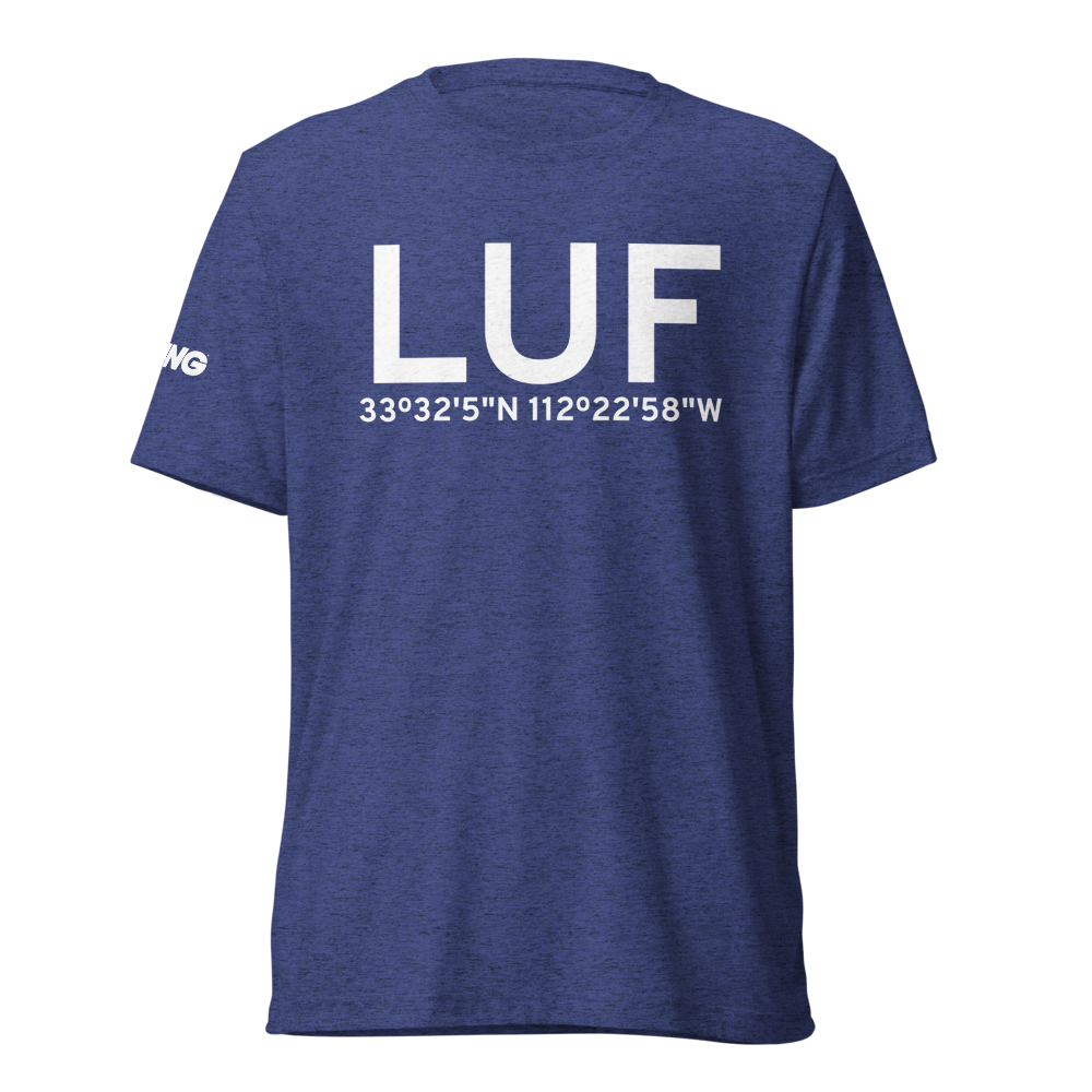 Glendale (KLUF) Airport Tri-blend T-Shirt 