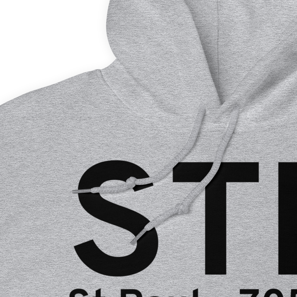 St Paul (KSTP) Airport Hoodie Sweatshirt 