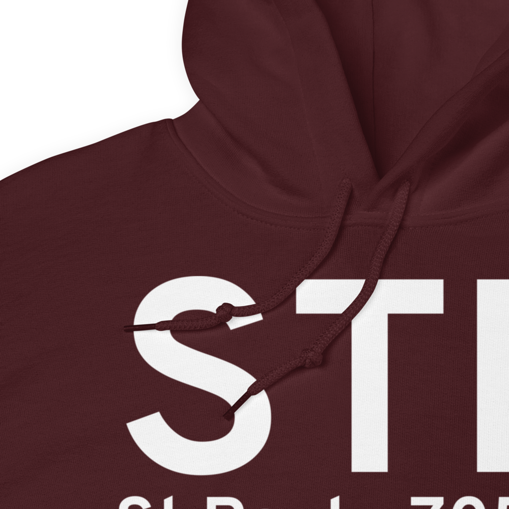 St Paul (KSTP) Airport Hoodie Sweatshirt 
