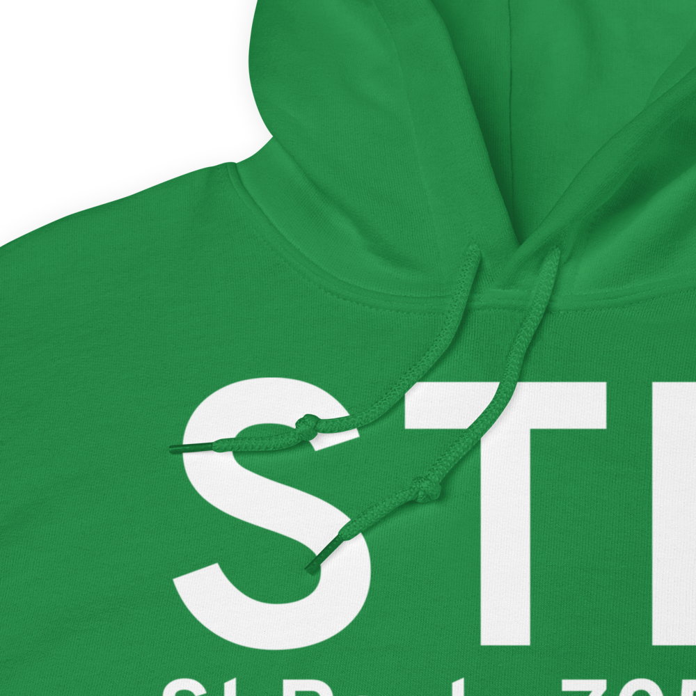 St Paul (KSTP) Airport Hoodie Sweatshirt 