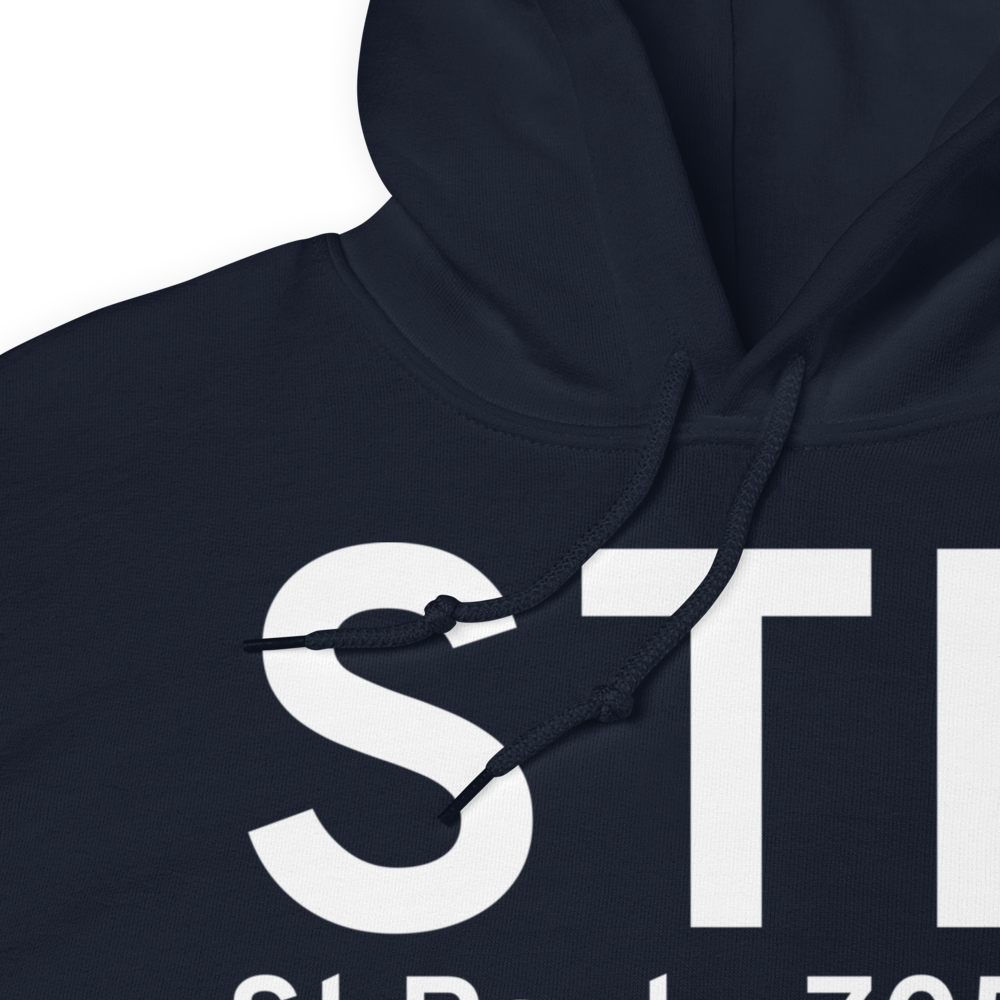 St Paul (KSTP) Airport Hoodie Sweatshirt 