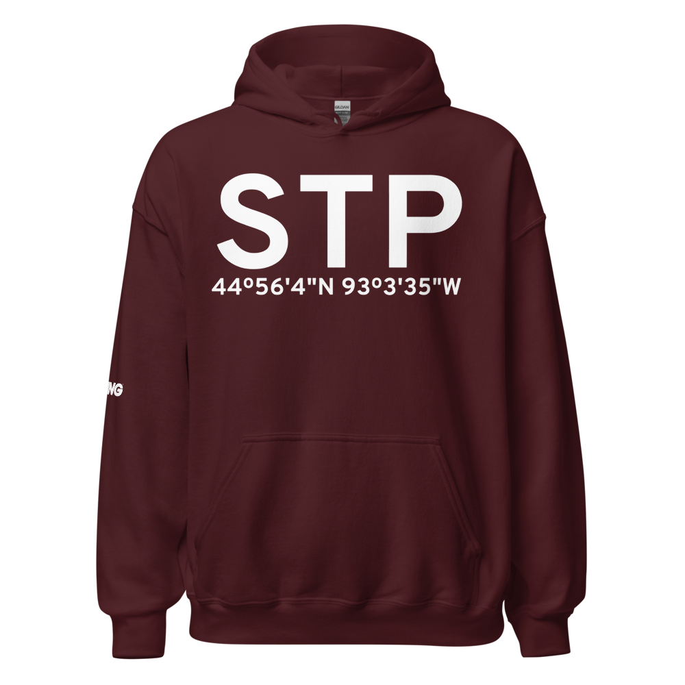 St Paul (KSTP) Airport Hoodie Sweatshirt 