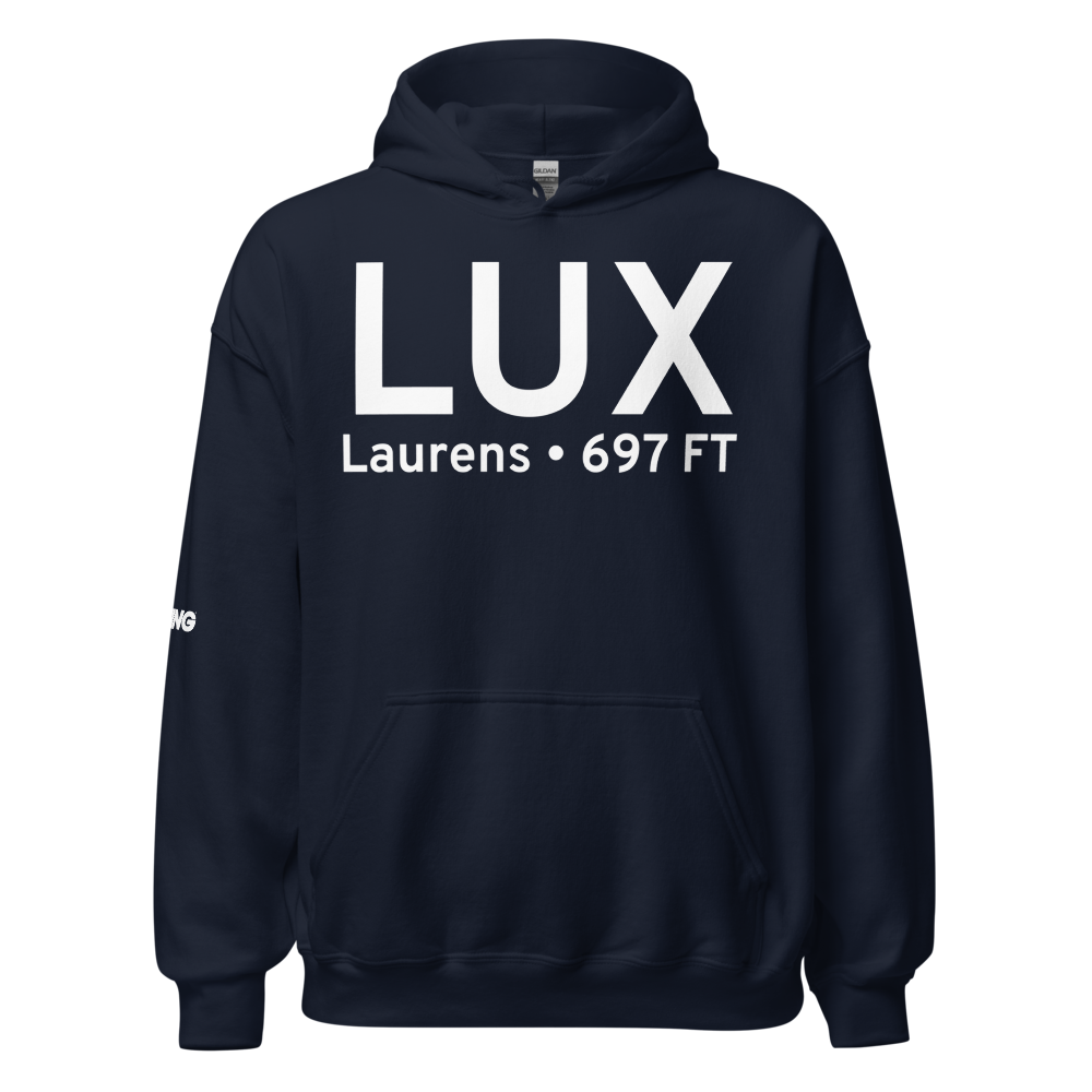 Laurens (KLUX) Airport Hoodie Sweatshirt 