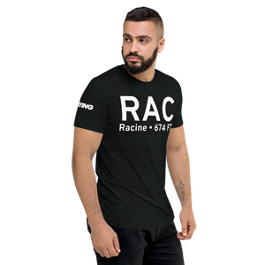 Racine (KRAC) Airport Tri-blend T-Shirt