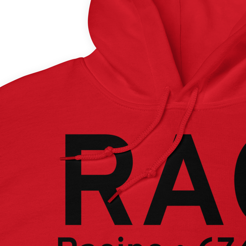 Racine (KRAC) Airport Hoodie Sweatshirt 