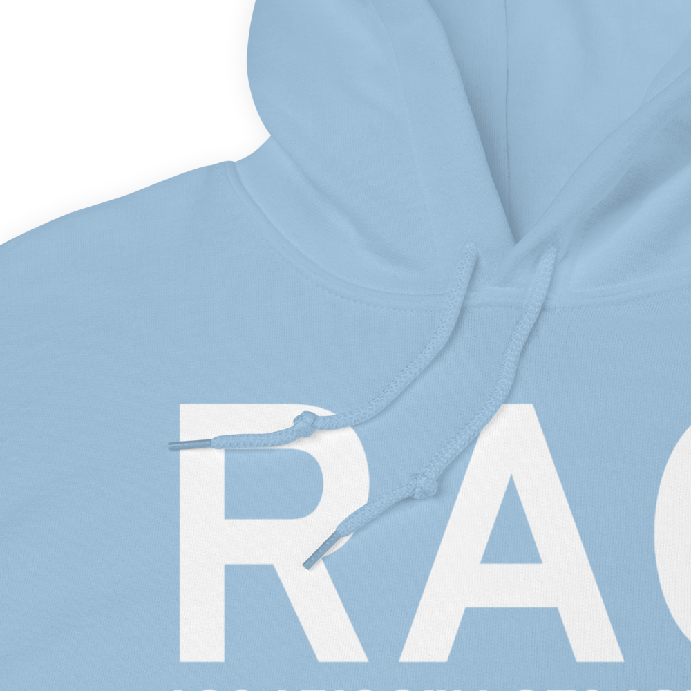 Racine (KRAC) Airport Hoodie Sweatshirt 