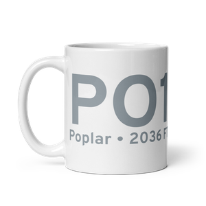 Poplar (PO1) Airport Mug