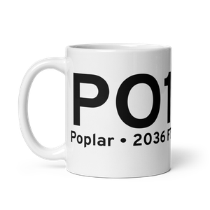 Poplar (PO1) Airport Mug