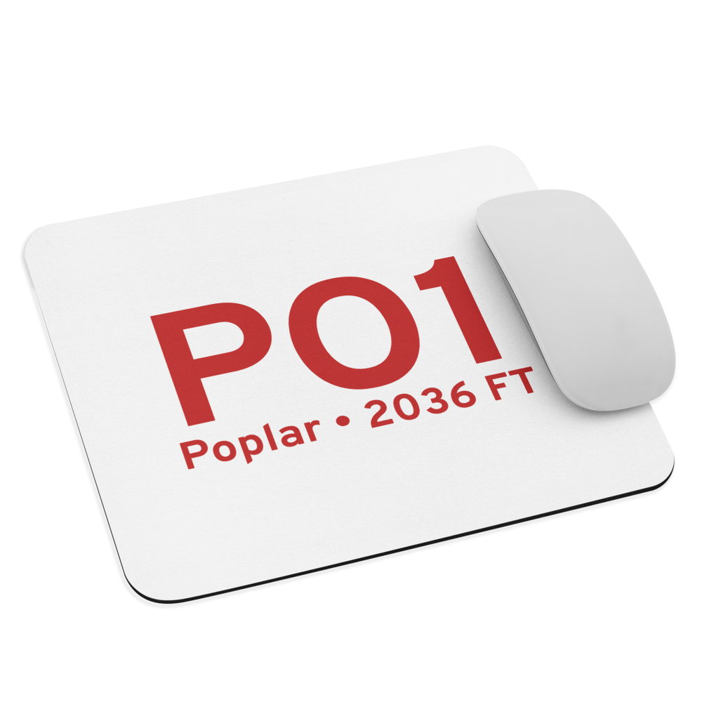 Poplar (PO1) Airport  Mouse Pad 