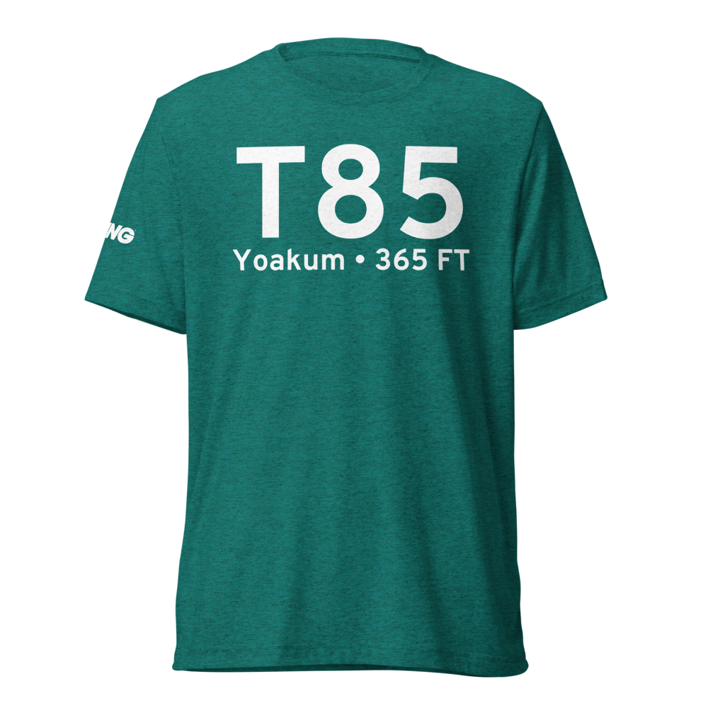 Yoakum (KT85) Airport Tri-blend T-Shirt 