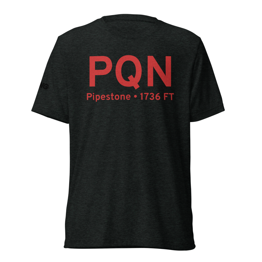 Pipestone (KPQN) Airport Tri-blend T-Shirt 