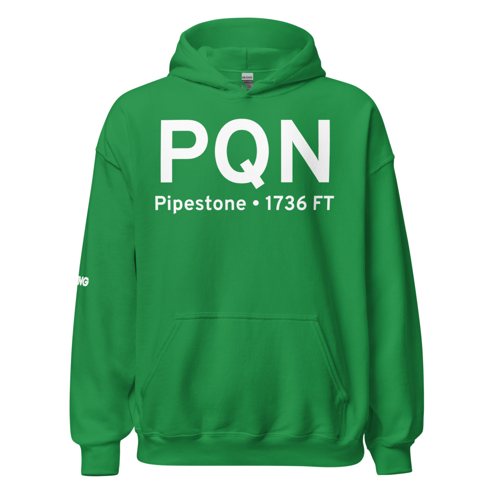 Pipestone (KPQN) Airport Hoodie Sweatshirt 