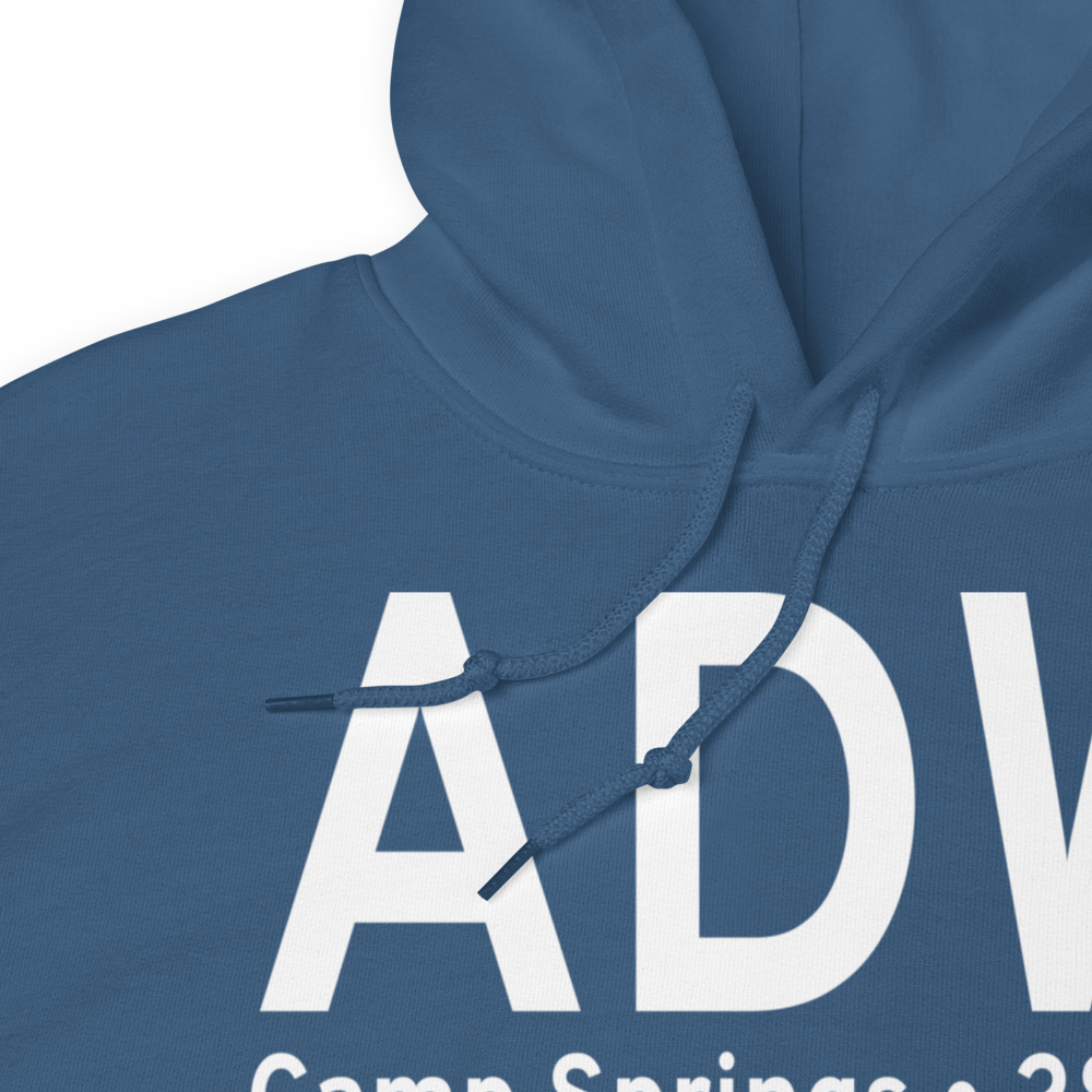 Camp Springs (KADW) Airport Hoodie Sweatshirt 