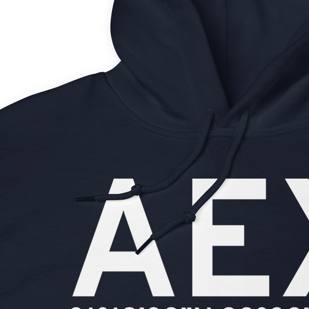 Alexandria (KAEX) Airport Hoodie Sweatshirt 
