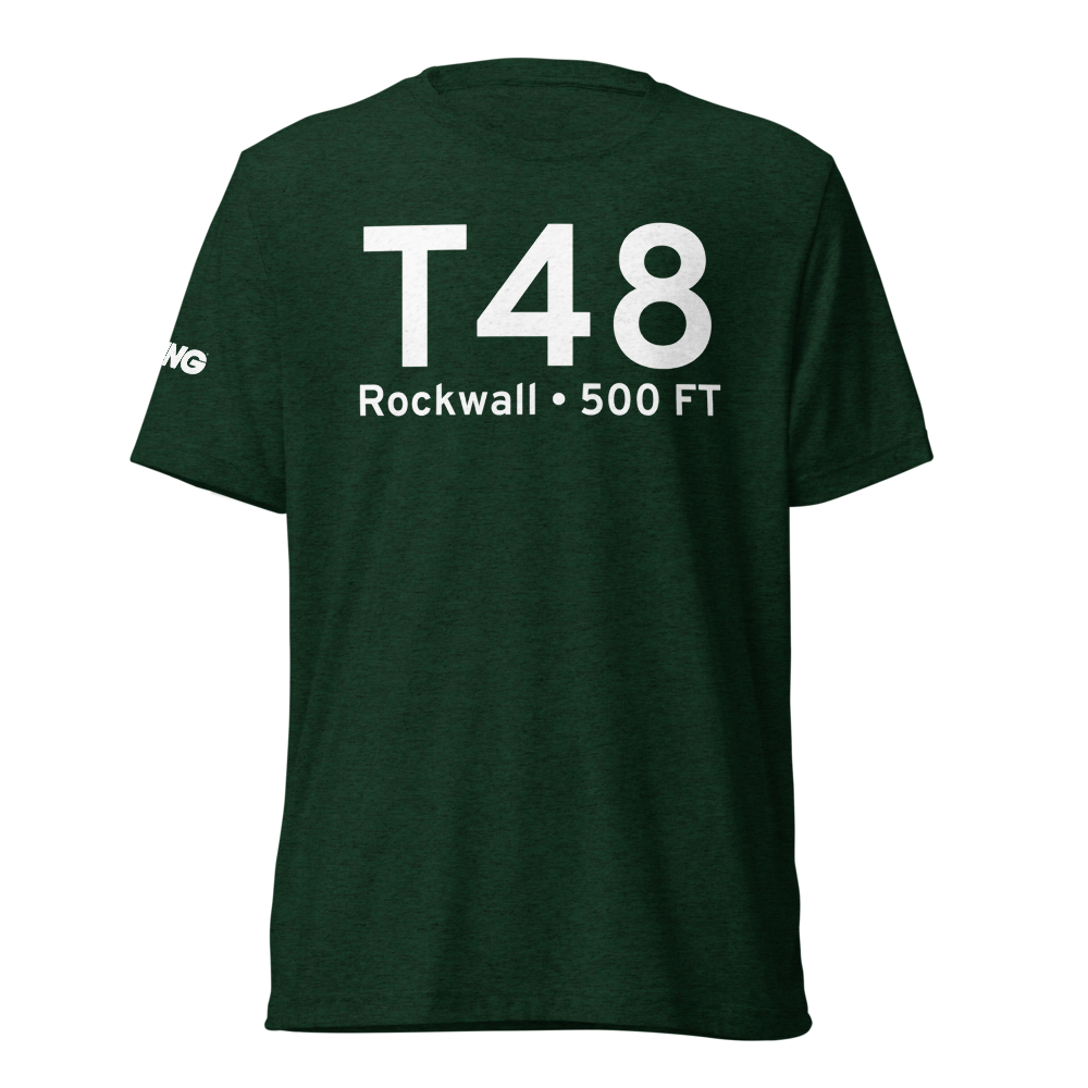 Rockwall (T48) Airport Tri-blend T-Shirt 