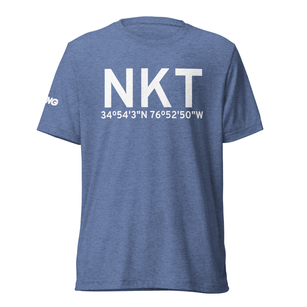 Cherry Point (KNKT) Airport Tri-blend T-Shirt 