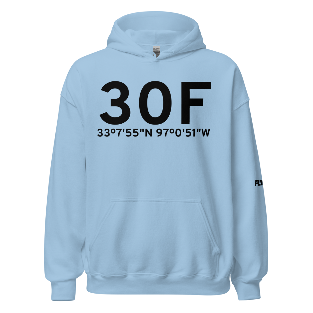 Lake Dallas (30F) Airport Hoodie Sweatshirt 