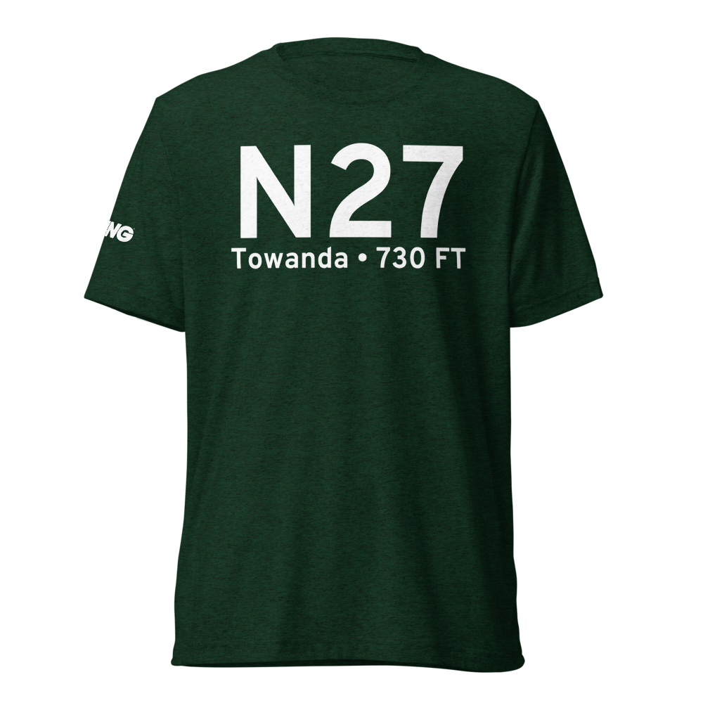 Towanda (KN27) Airport Tri-blend T-Shirt 