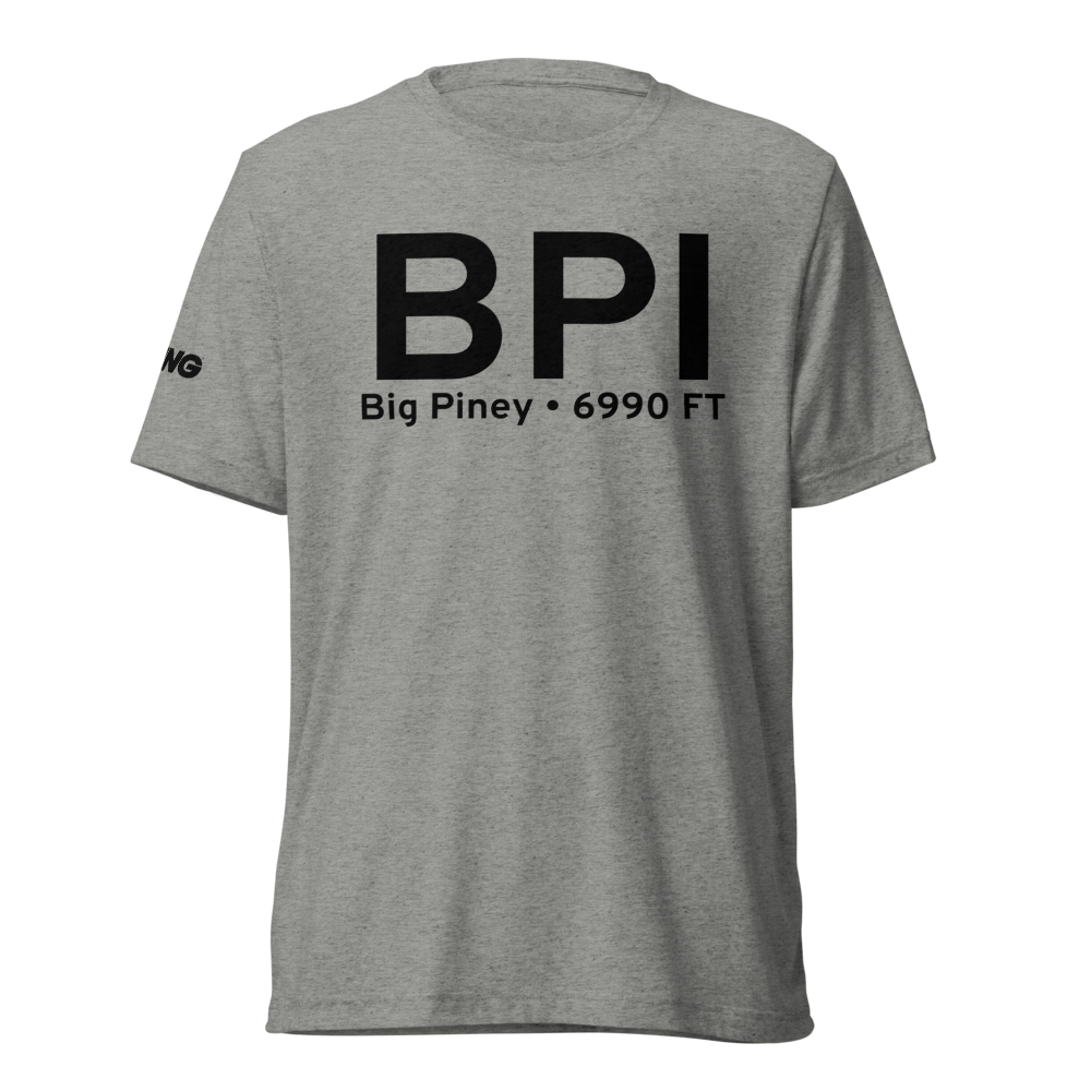 Big Piney (KBPI) Airport Tri-blend T-Shirt 