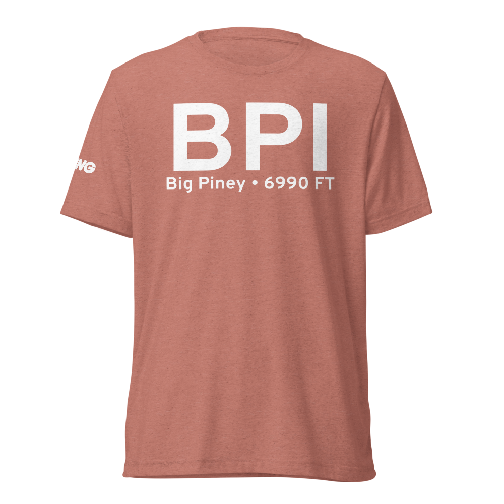 Big Piney (KBPI) Airport Tri-blend T-Shirt 