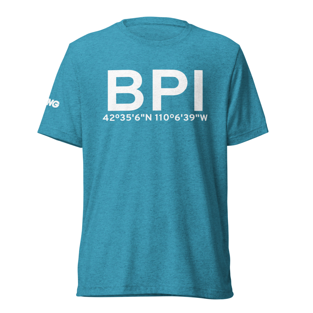 Big Piney (KBPI) Airport Tri-blend T-Shirt 