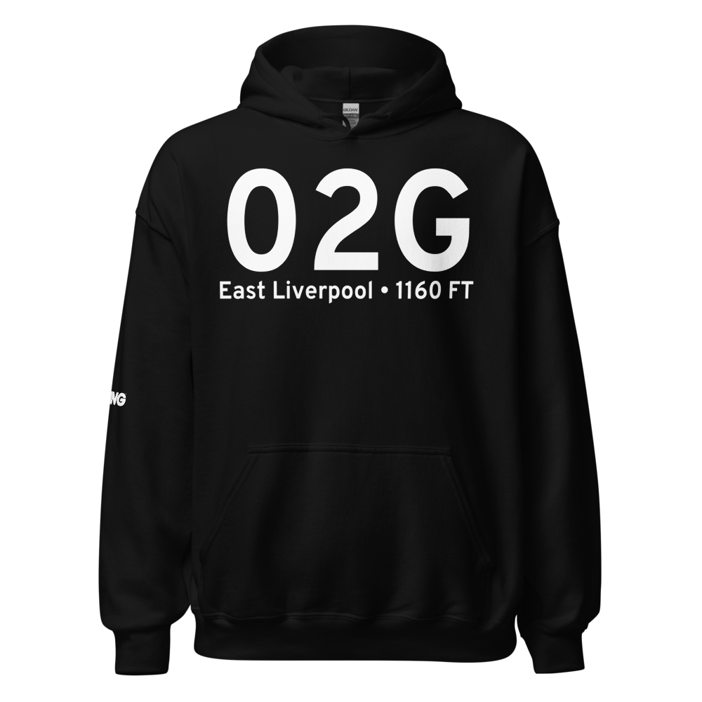 East Liverpool (K02G) Airport Hoodie Sweatshirt 