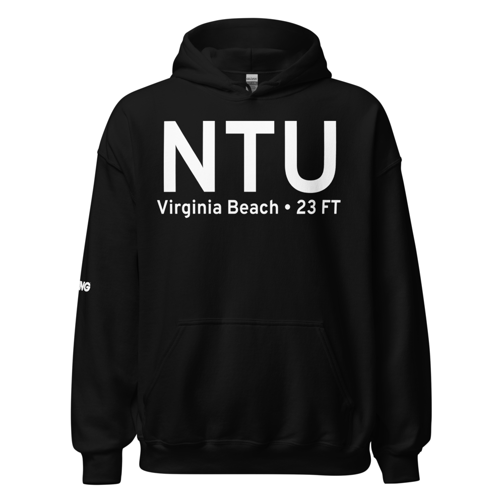 Virginia Beach (KNTU) Airport Hoodie Sweatshirt 