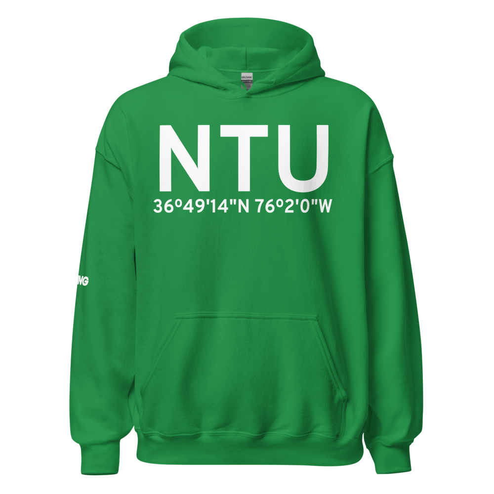 Virginia Beach (KNTU) Airport Hoodie Sweatshirt 