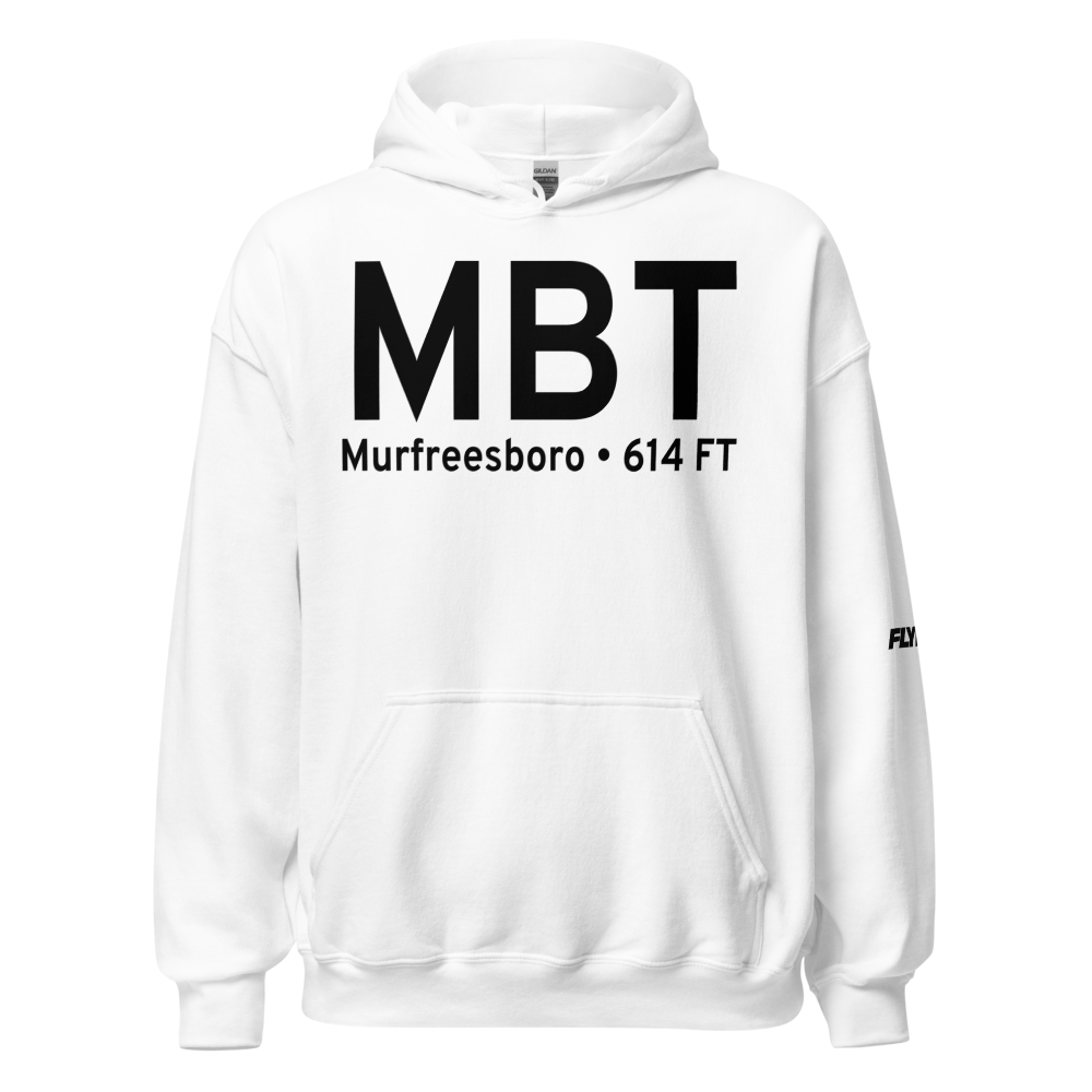 Murfreesboro (KMBT) Airport Hoodie Sweatshirt 