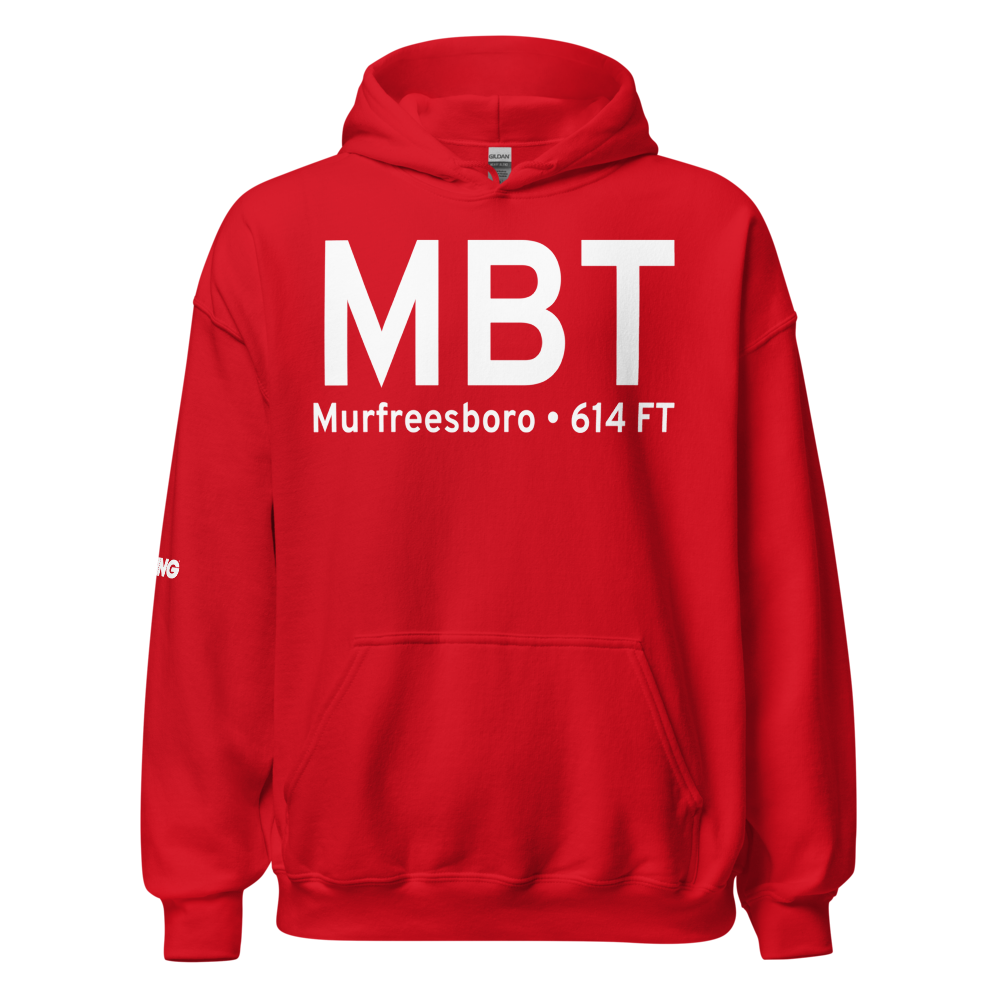 Murfreesboro (KMBT) Airport Hoodie Sweatshirt 