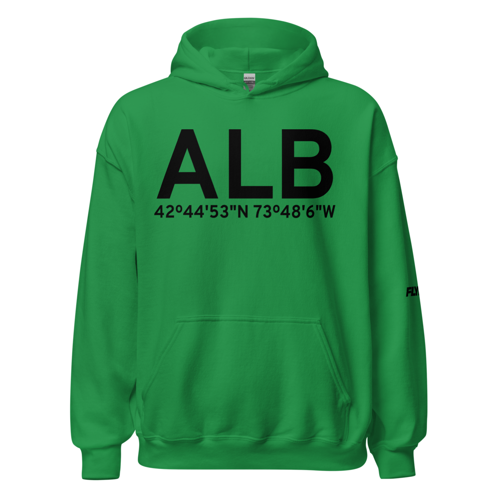 Albany (KALB) Airport Hoodie Sweatshirt 
