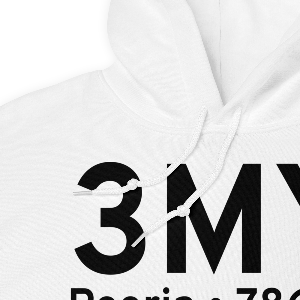 Peoria (K3MY) Airport Hoodie Sweatshirt 