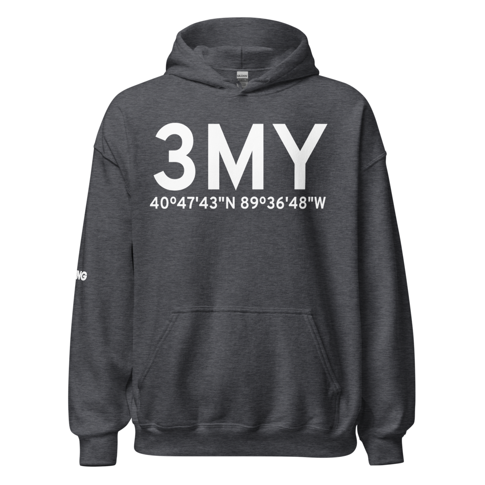 Peoria (K3MY) Airport Hoodie Sweatshirt 
