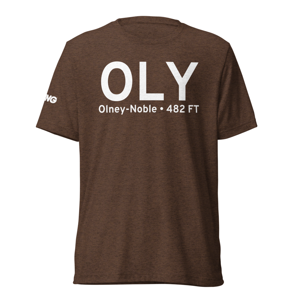 Olney-Noble (KOLY) Airport Tri-blend T-Shirt 