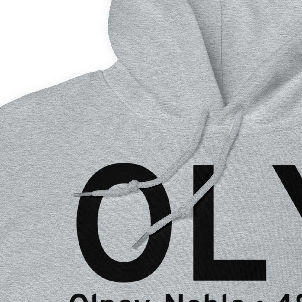 Olney-Noble (KOLY) Airport Hoodie Sweatshirt 