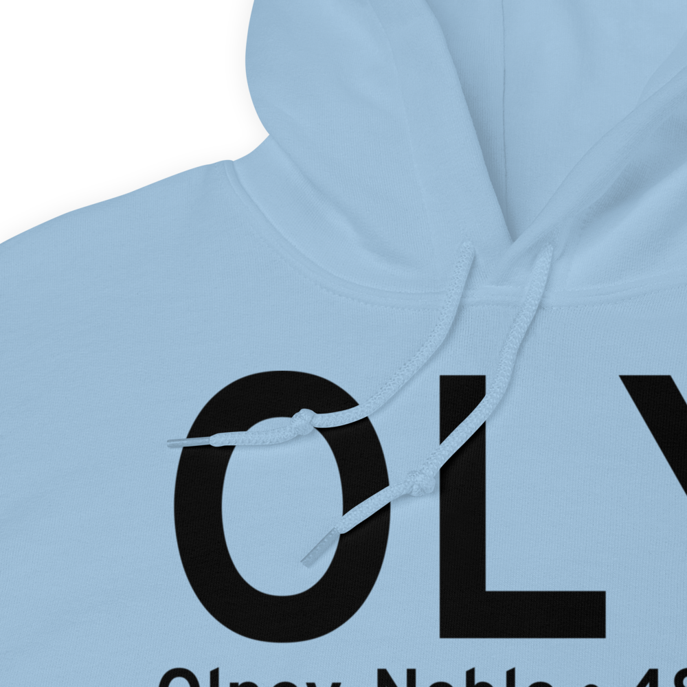 Olney-Noble (KOLY) Airport Hoodie Sweatshirt 