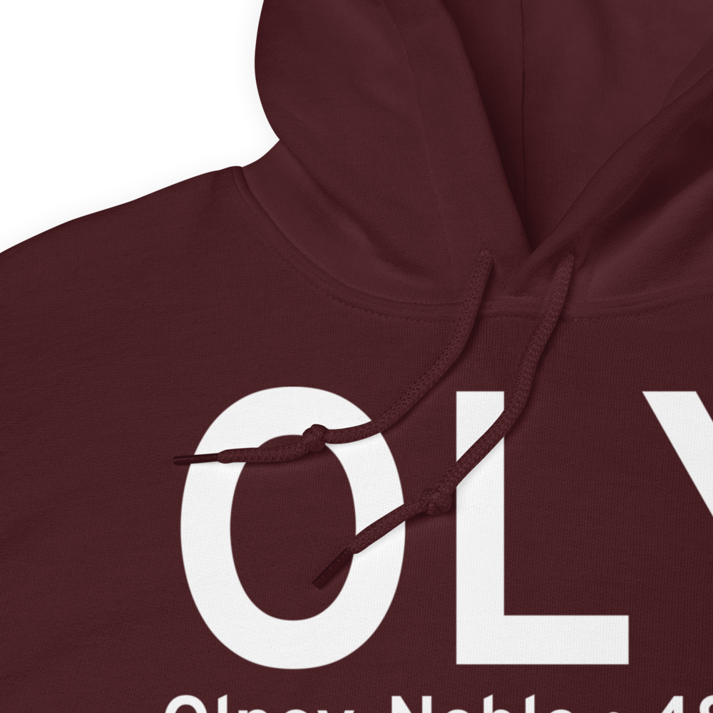 Olney-Noble (KOLY) Airport Hoodie Sweatshirt 