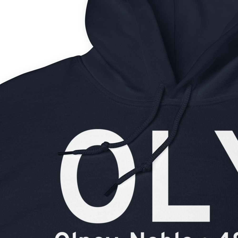Olney-Noble (KOLY) Airport Hoodie Sweatshirt 